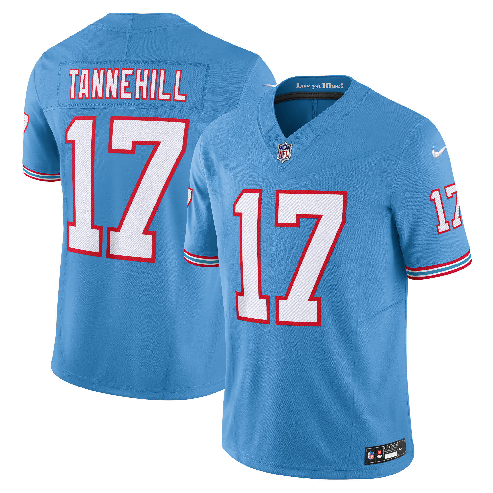 Ryan Tannehill Tennessee Titans Vapor F.U.S.E. Limited Jersey – Light Blue