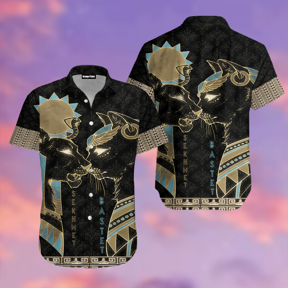 Bastet Sekhmet Ancient Egyptian Mythology Culture Aloha Hawaii Shirts For Men And Women Ha89670