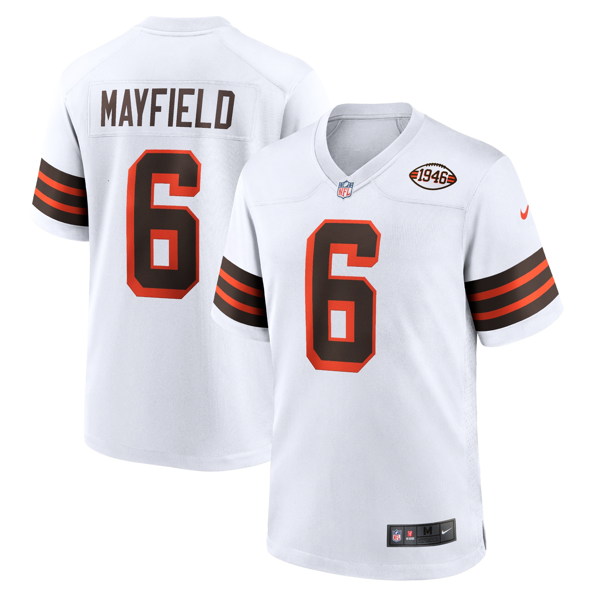 Baker Mayfield Cleveland Browns 1946 Collection Alternate Game Jersey – White NFL