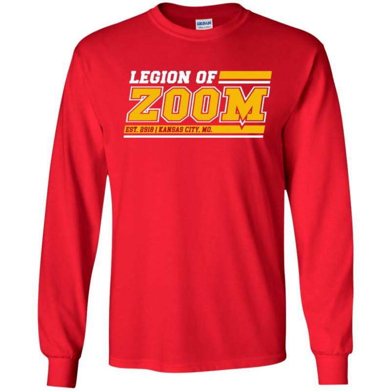 Legion Of Zoom Kansas City Chiefs Football Long Sleeve Shirt