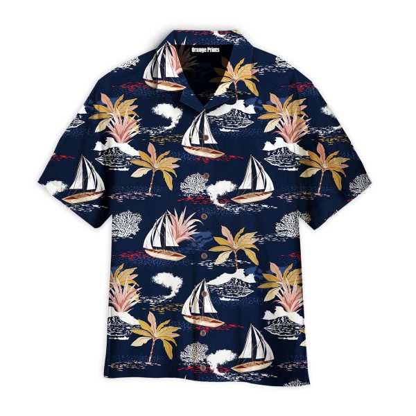 Beautiful Sailboat Hawaii Shirt For Men Women Ha14964