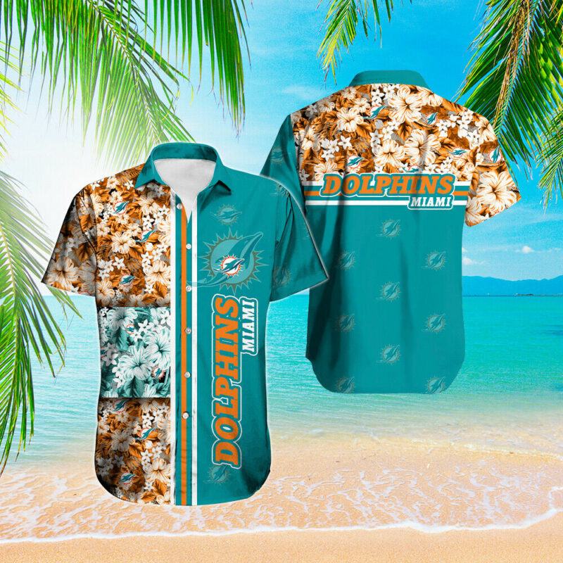 Miami Dolphins Men’S Hawaiian Shirts For Fan V1