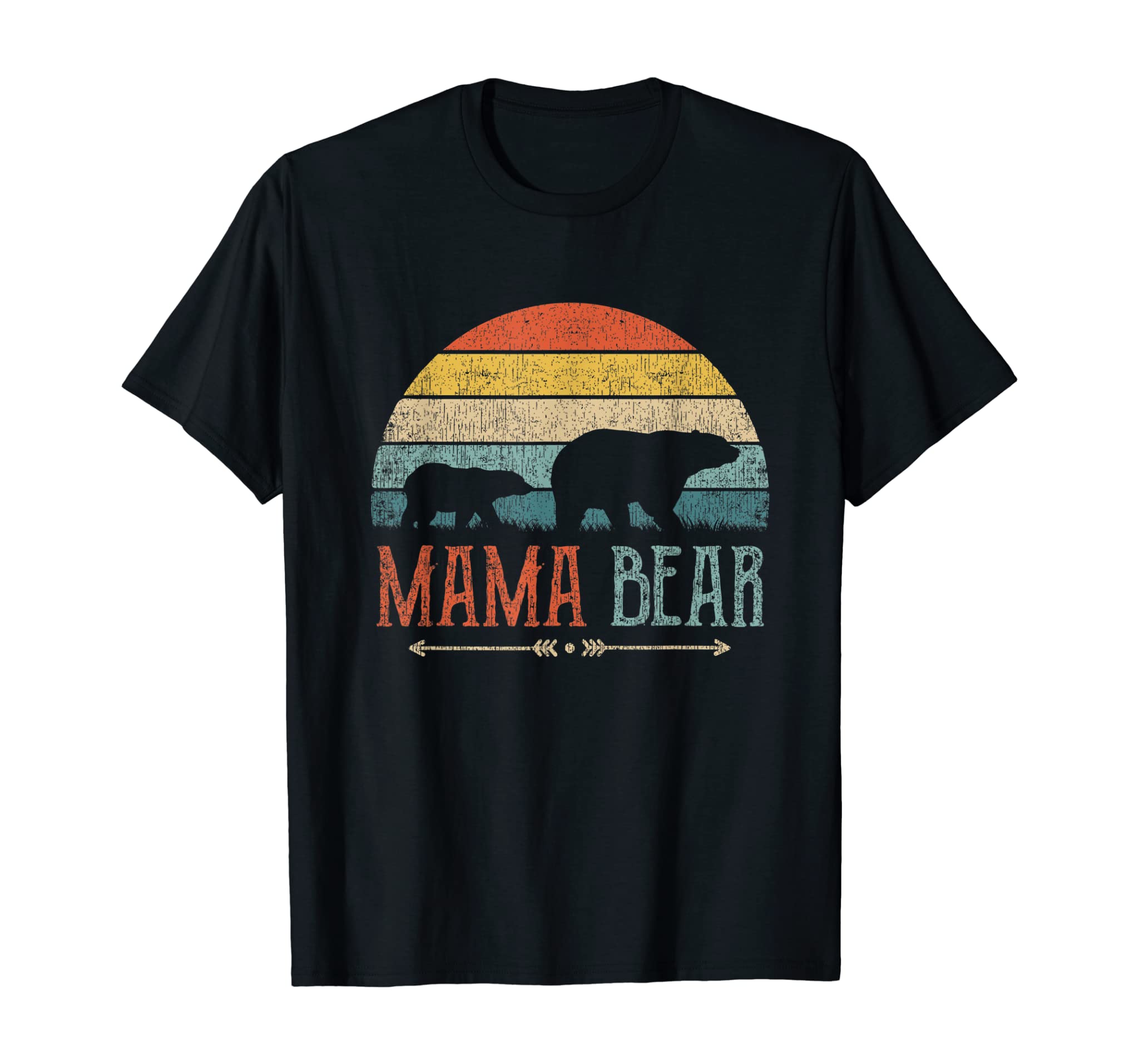 Cute Mama Bear Shirt Vintage Mother’s Day Retro Mom