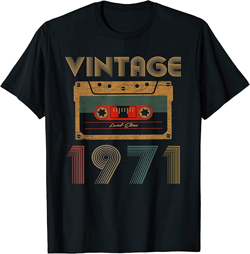 50 Years Old Vintage 1971 Made in 1971 Best of 50th birthday T-Shirt