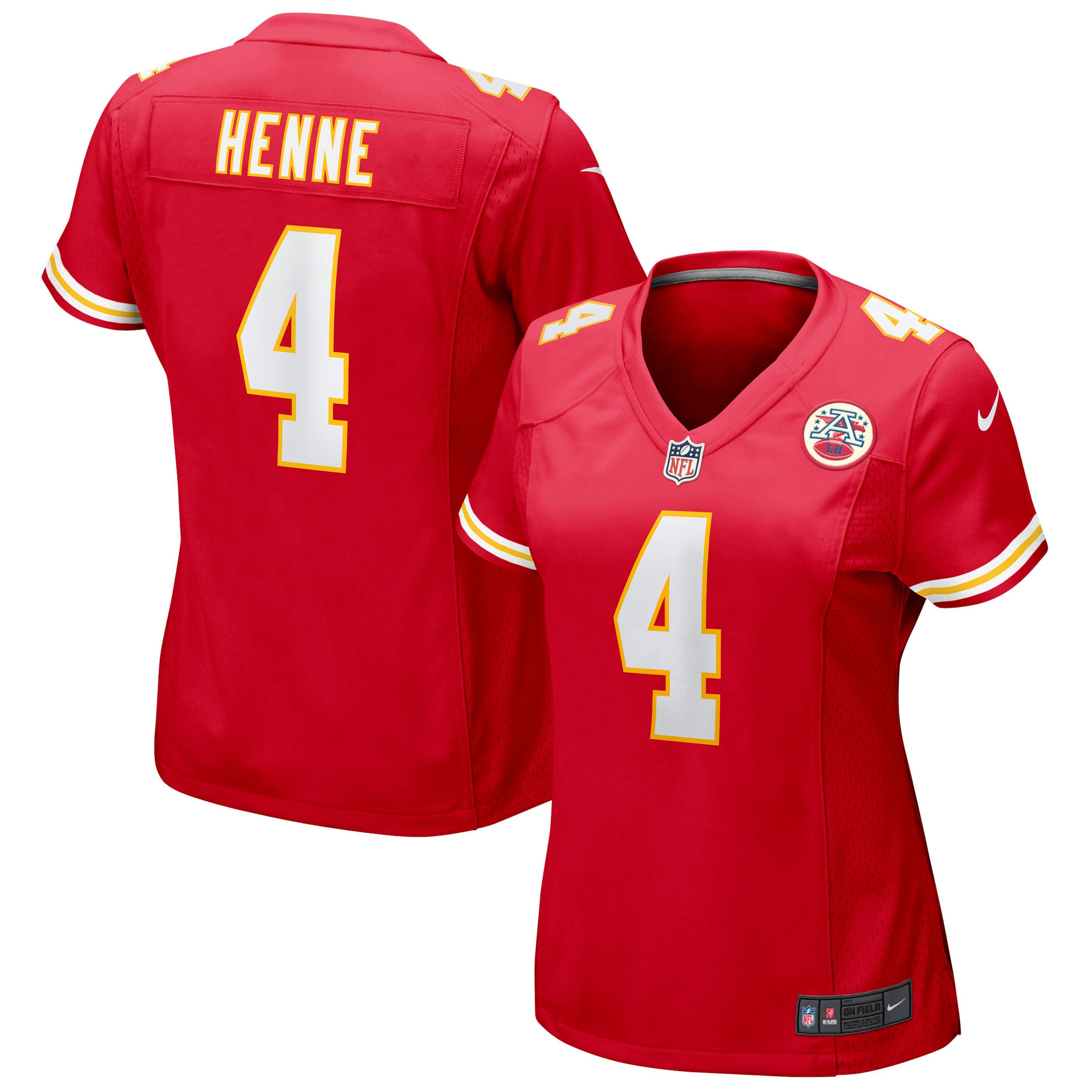 Chad Henne Kansas City Chiefs Womens Game Jersey – Red NFL