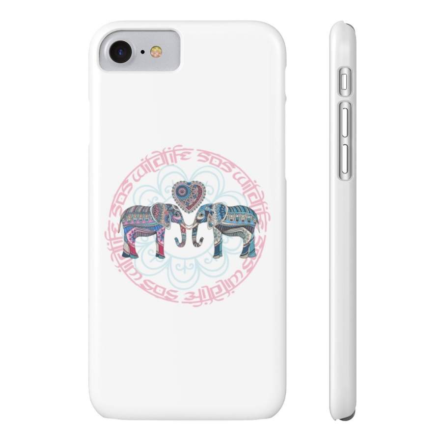 Accessory | WLSOS Mandala Elephant | Slim Phone Cases