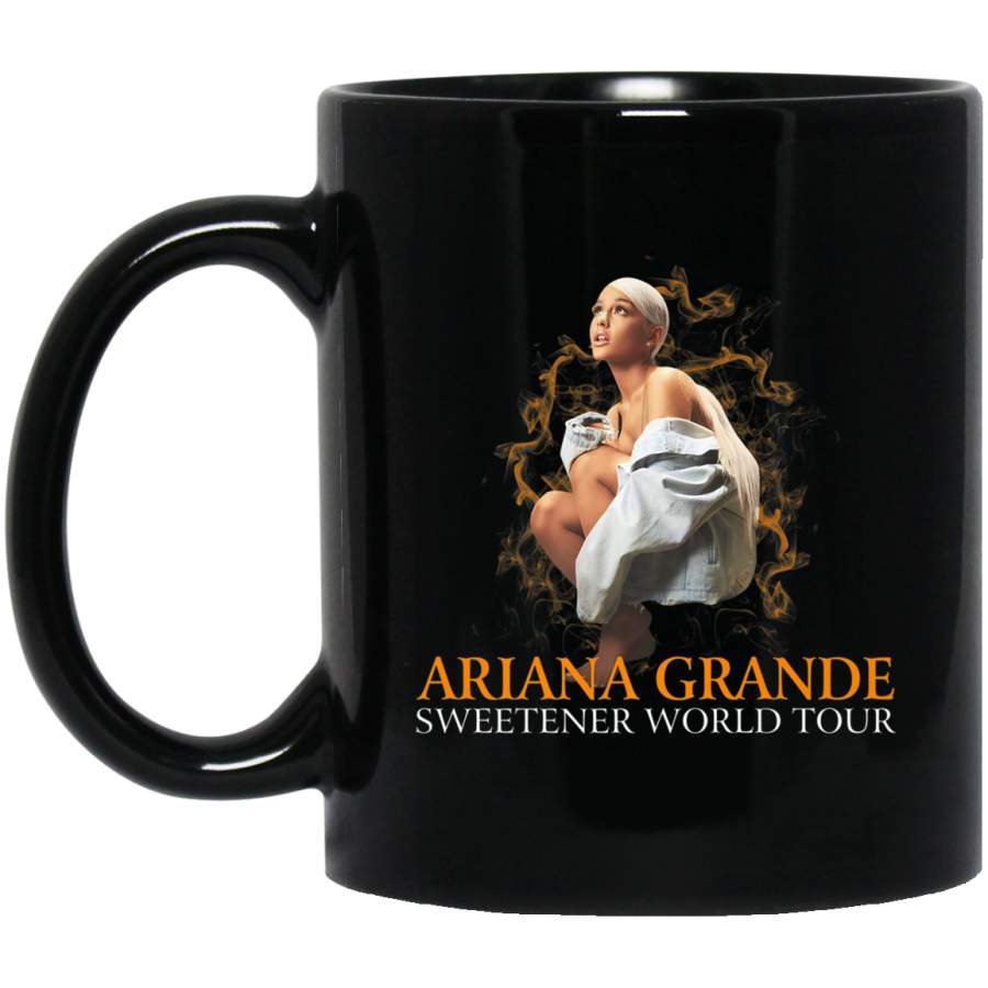 Ariana Grande Love Sweetener World Tour Music 11 oz Black Mug