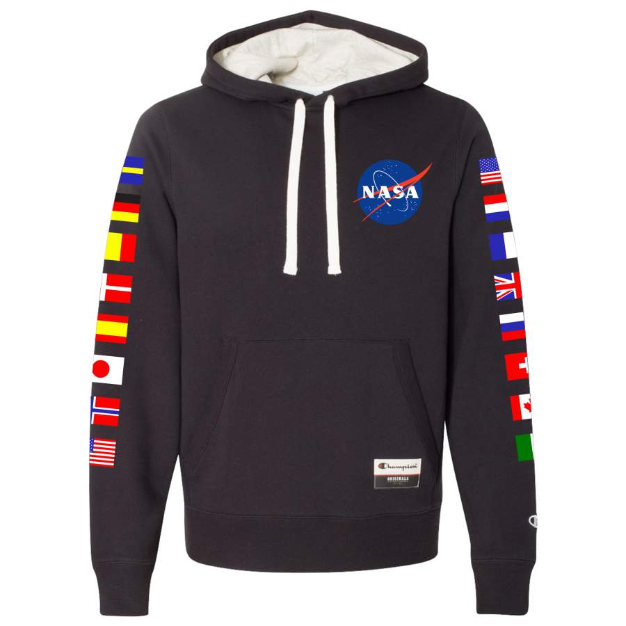 Champion Brand NASA International Space Station (ISS) Black Pullover ...