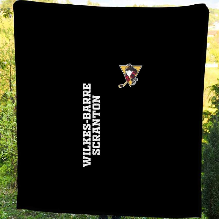 Wilkes Barre Scranton Penguins Classic Personalized Custom 3D Full Print Blanket