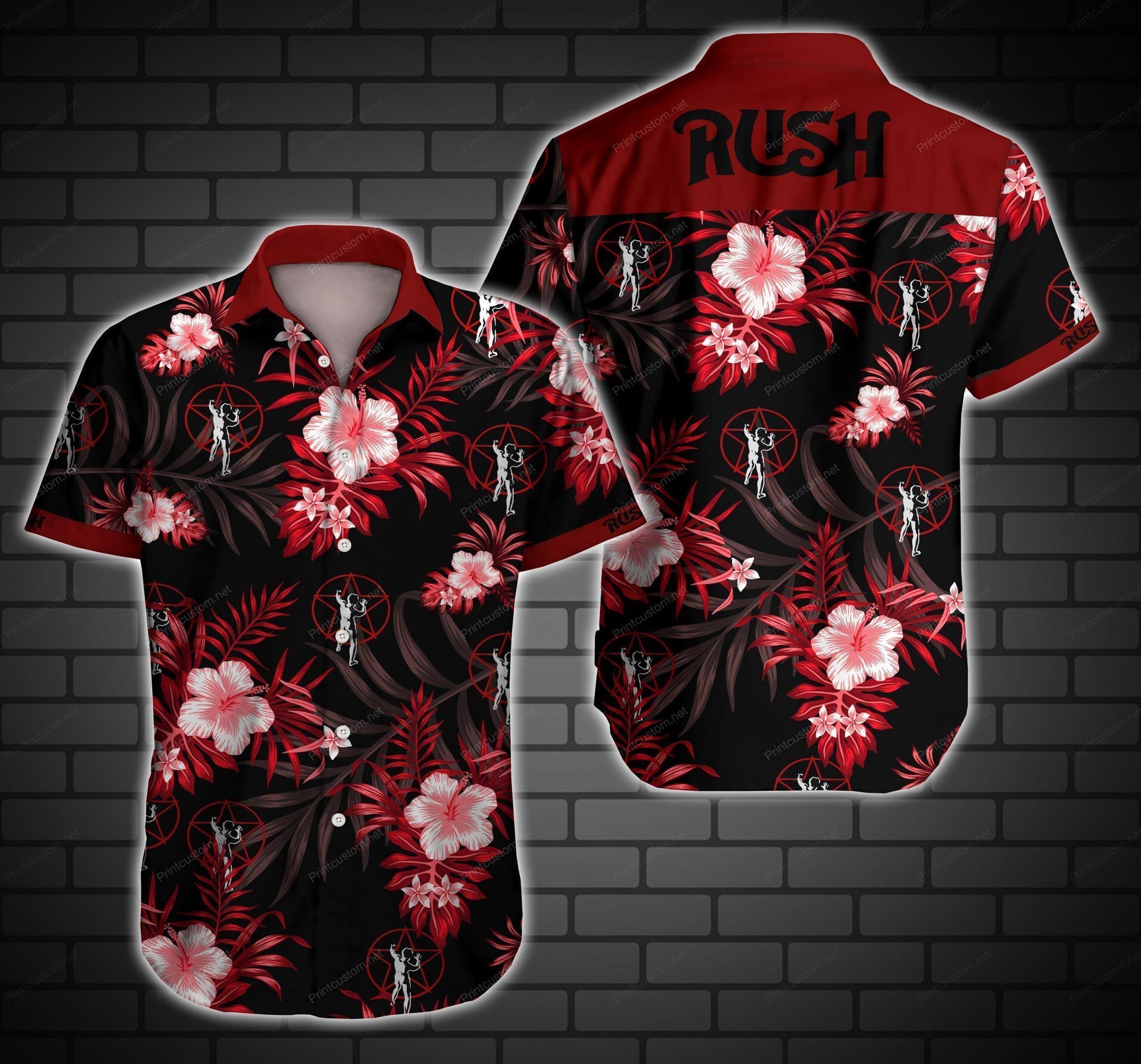 Rush Music Band Hawaii Shirt