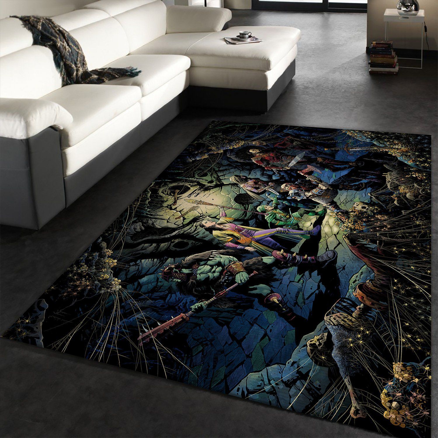 Dungeons Dragons 9 Area Rug Home Decor Bedroom Living Room Decor Living Room Rugs Floor Decor