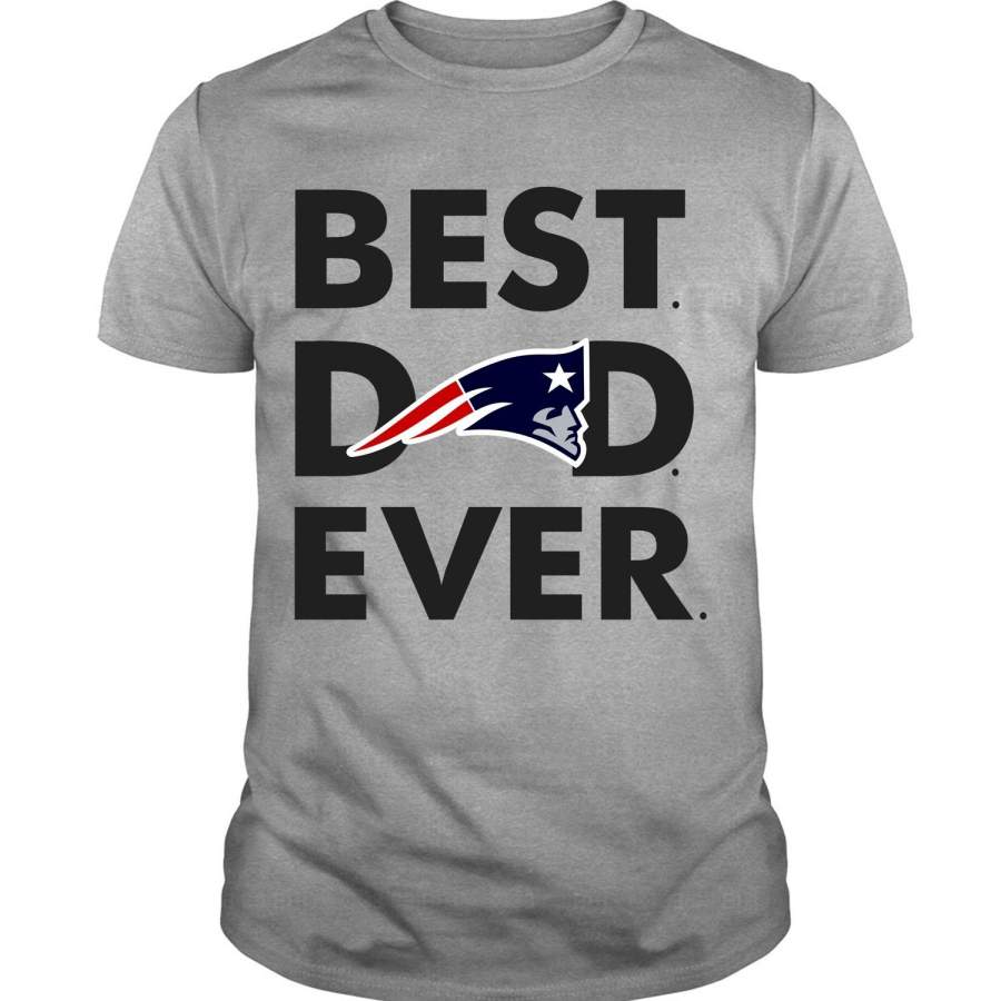 New England Patriots Logo T Shirt, Best Dad Ever T Shirt