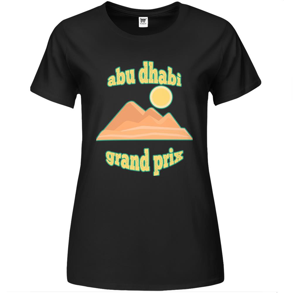 Abu Dhabi Grand Prix Premium Womens T Shirts