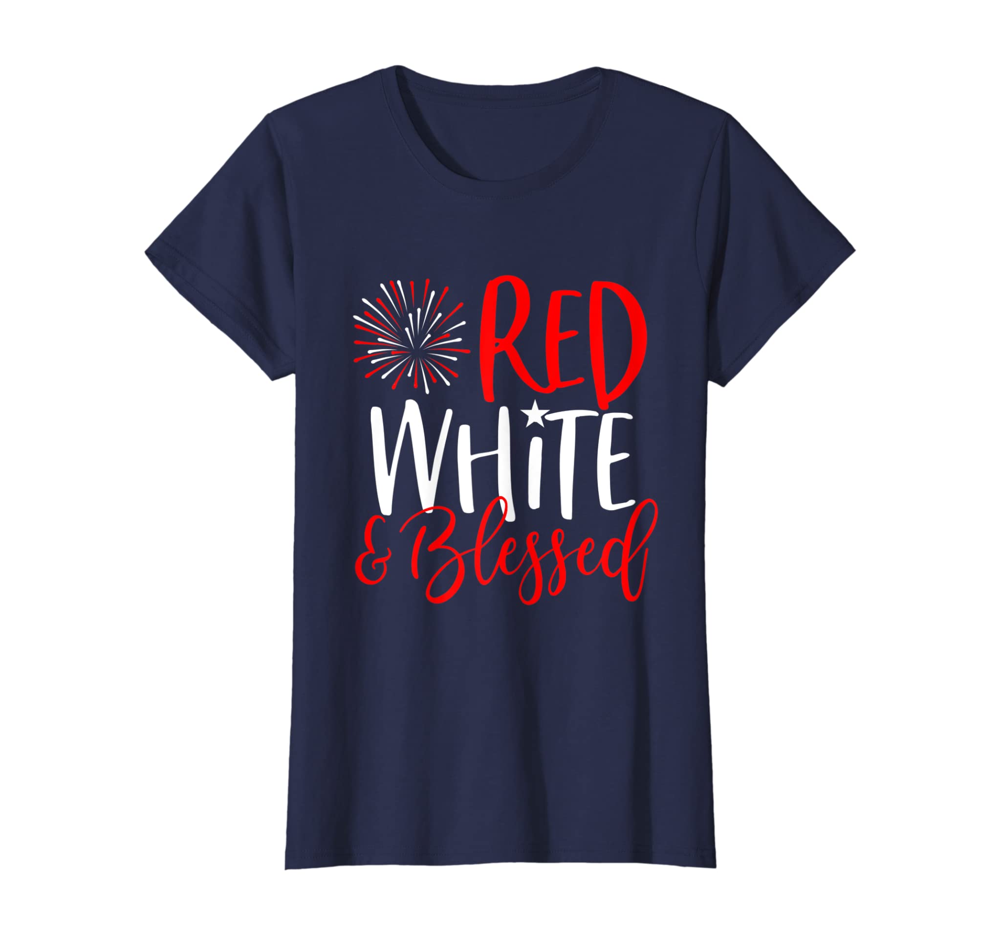 Red White & Blessed Shirt 4th of July Cute Patriotic America T-Shirt