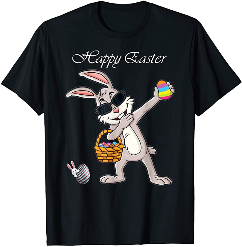 Dabbing Rabbit Easter Day Eggs Dab Funny Tee Easter Day T-Shirt