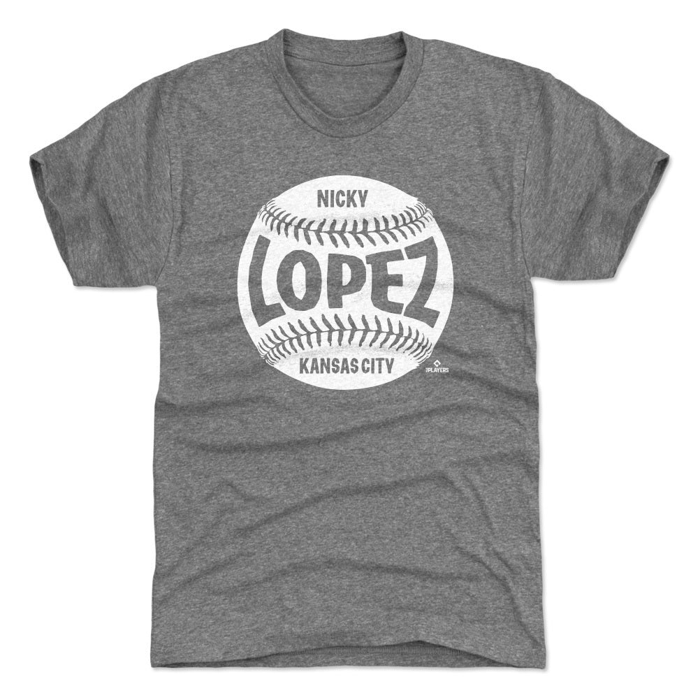 Nicky Lopez Kansas City Baseball Wht/Unisex Tee/3Xl