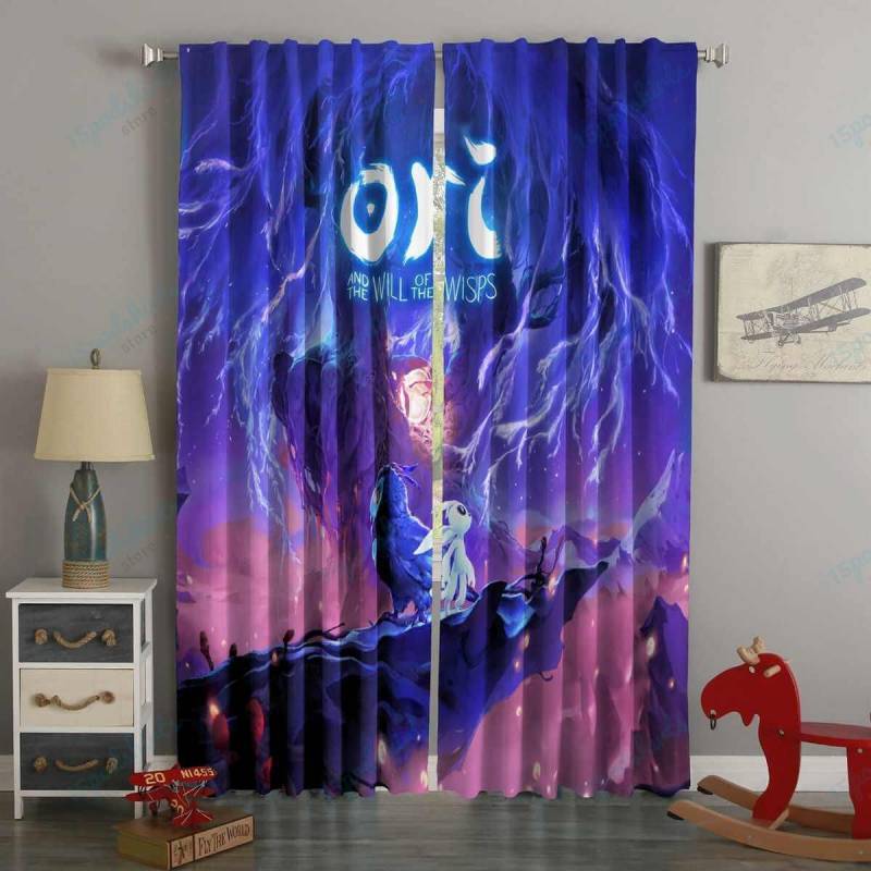 3D Printed Ori and the Will of the Wisps Custom Living Room Curtains