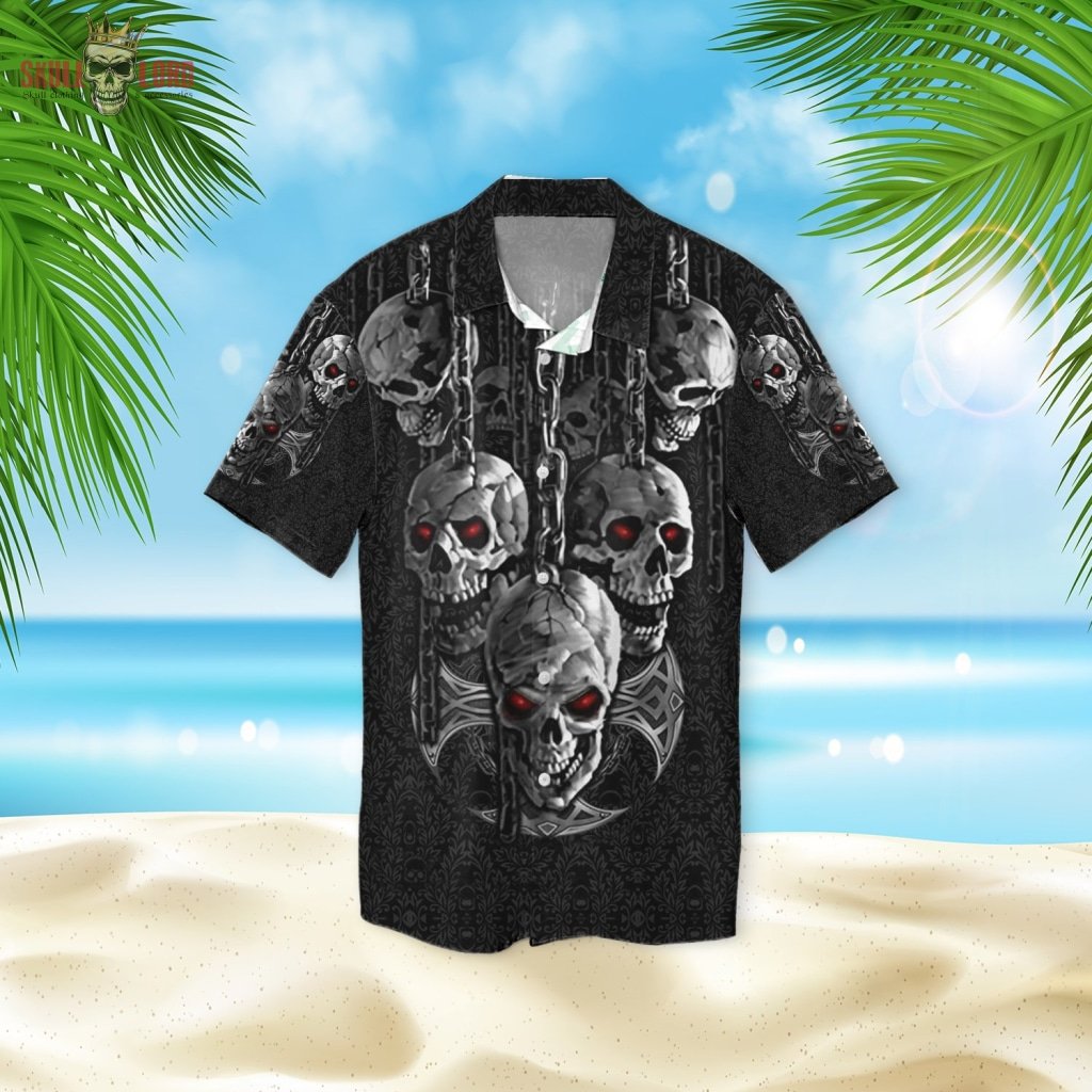 Dark Art Skull Detention Hawaii Shirt Ha22078