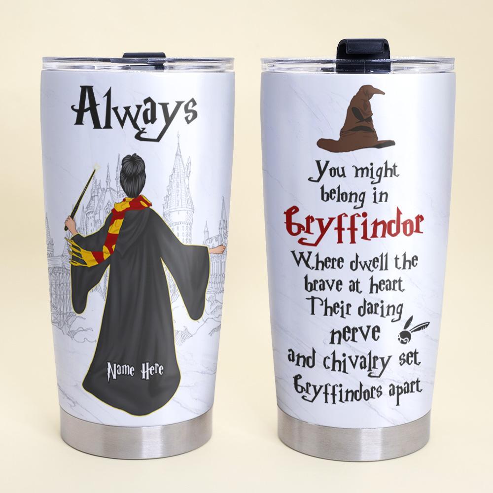 Personalized Gift Tumbler Ideas For Hrpt Fan, Witches, Always You Might Belong In – Custom 20Oz Stainless Steel Tumbler