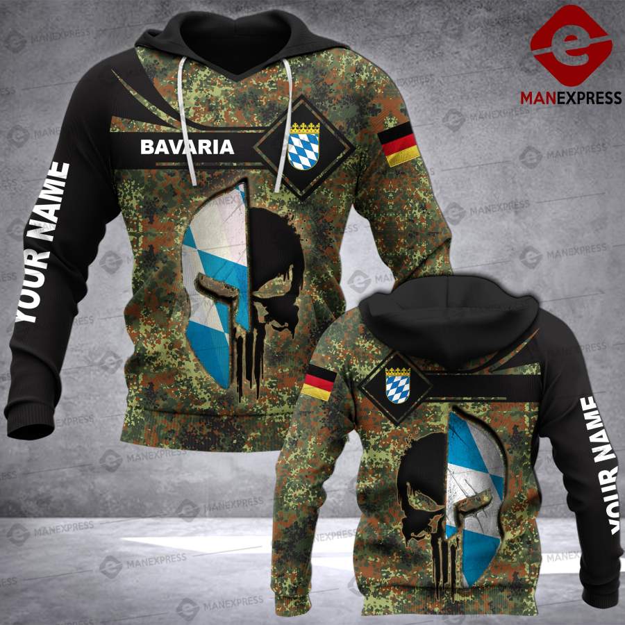 SPT Soldier Bavaria – Germany camo personalized 3d Printed HOODIE NQA