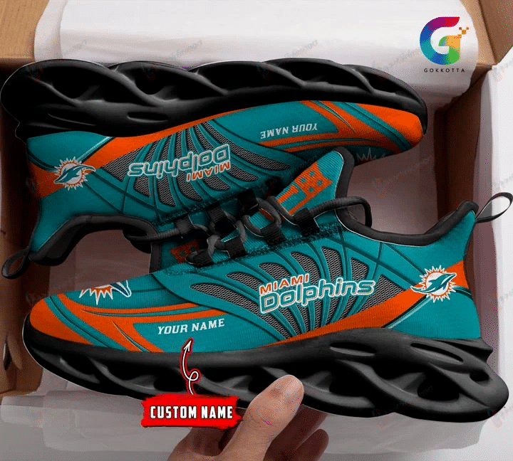 Miami Dolphins Yezy Running Sneakers 656