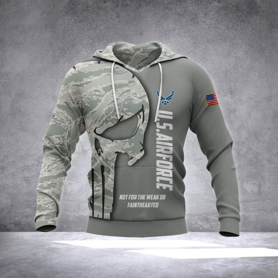 TT US AIR FORCE - NOT FOR THE WEAK ARMY HOODIE PNW - Jasaust Store