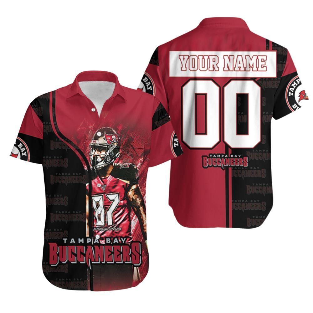 Beach Shirt Tampa Bay Buccaneers Gronkowski Legend 87 3D Printed Personalized Hawaiian Shirt