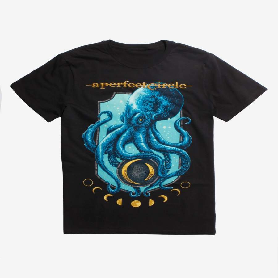 Men’s Fashion T-Shirt A PERFECT CIRCLE OCTOPUS T-SHIRT Men’s Casual T-shirt