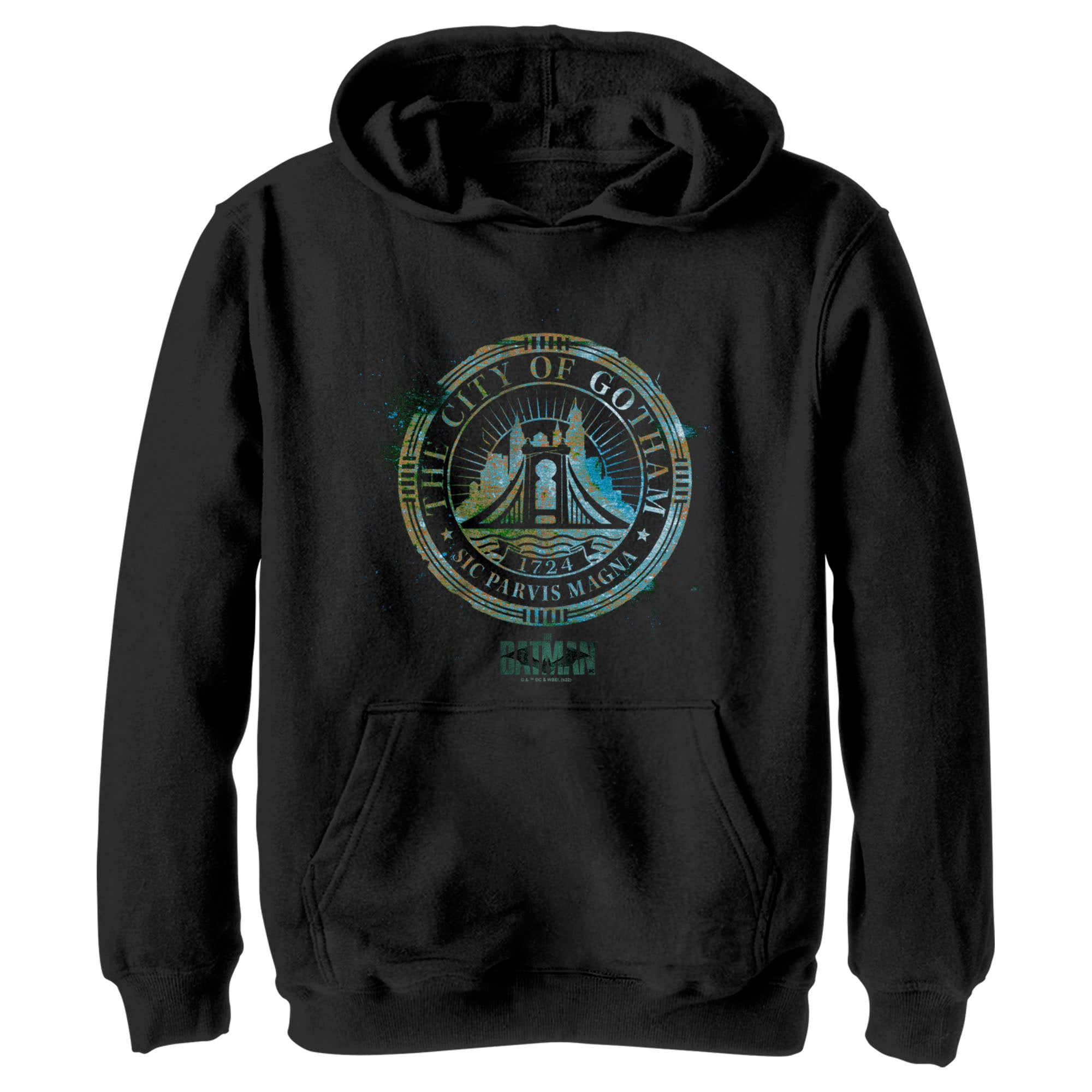 Boy’S The Batman City Of Gotham Pull Over Hoodie