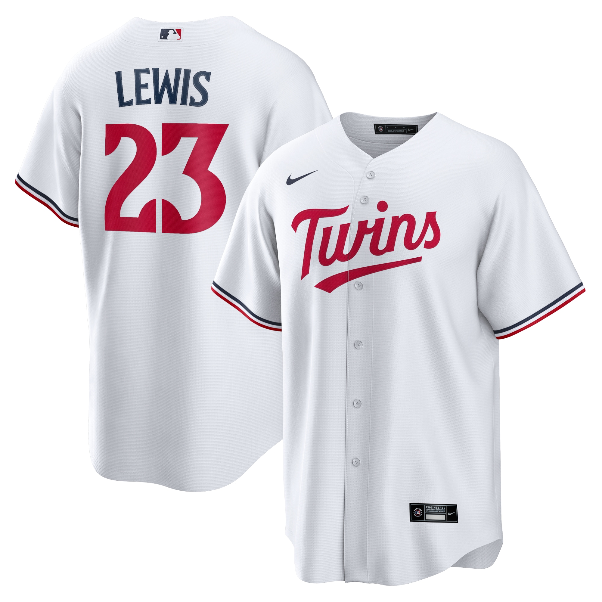 Royce Lewis Minnesota Twins Replica Player Jersey – White