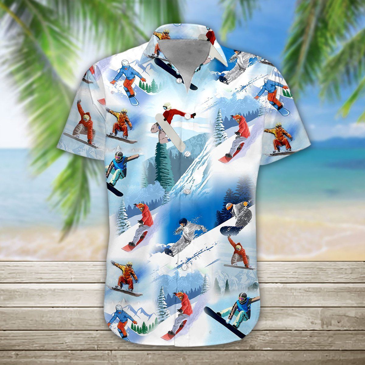 Snowboarding Hawaii Shirt For Men Women Adult Ha103950