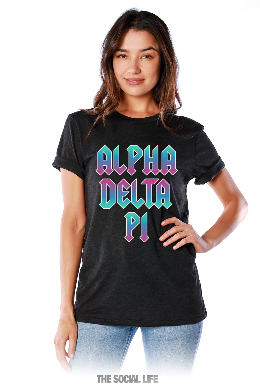 Alpha Delta Pi Rock N Roll Tee