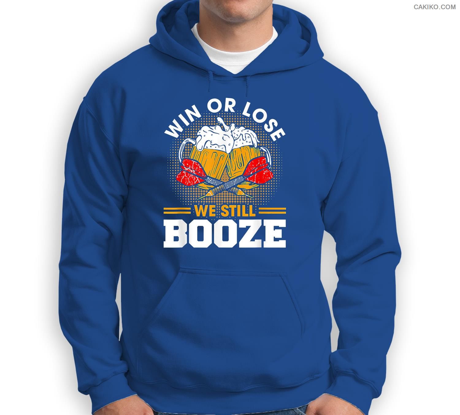 Win Or Lose We Still Booze Funny Beer Drinking Sweatshirt & Hoodie