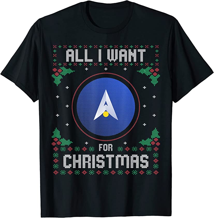 Alpha Finance Lab Ugly Christmas Sweater, All I Want For Xma T-Shirt