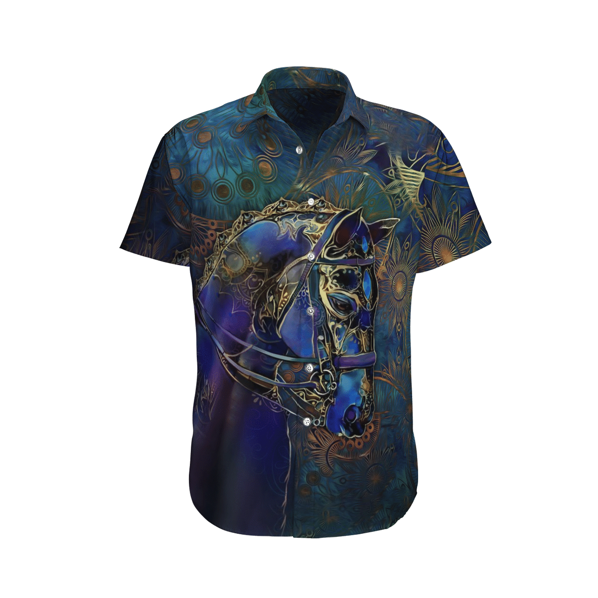 Horse Blue Amazing Design Unisex Hawaii Shirt For Men And Women Ha75202