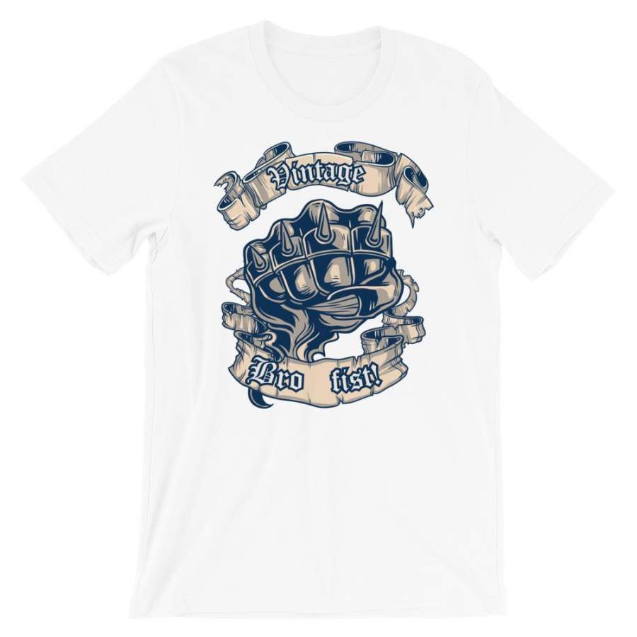 Vintage Bro Fist Unisex T-Shirt