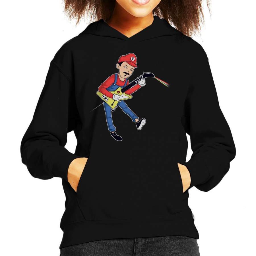 Dark Side Of Mario Kid’s Hooded Sweatshirt