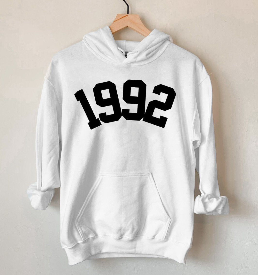 1992 Birthday Year Number Hoodie For Women, Womens 29Th Birthday Gift Hoodie, Cute Birthday Gift, Awesome 29Th, 29Th In 1992 Hoodie For Her