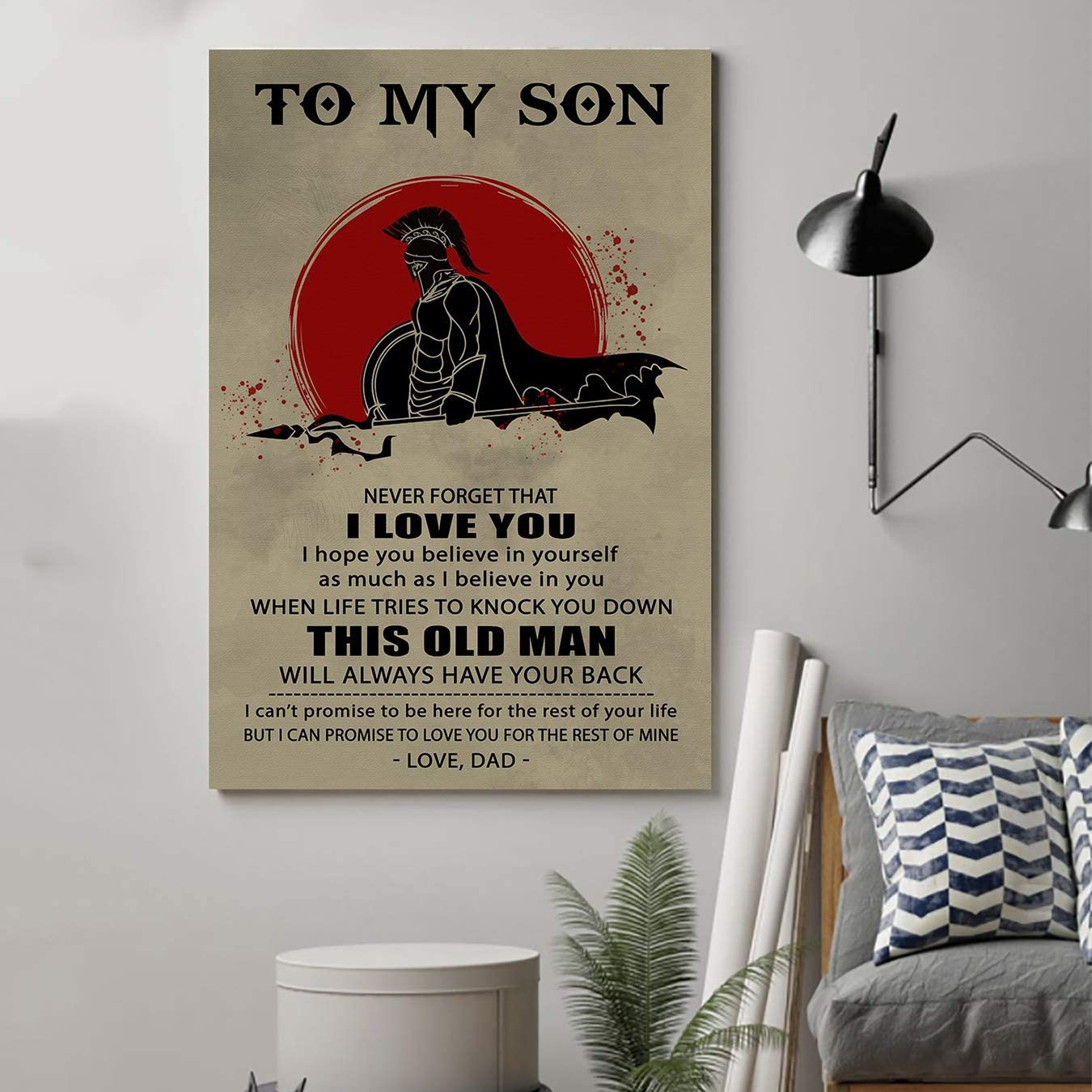 Spartan Poster – Dad to Son – This Old Man