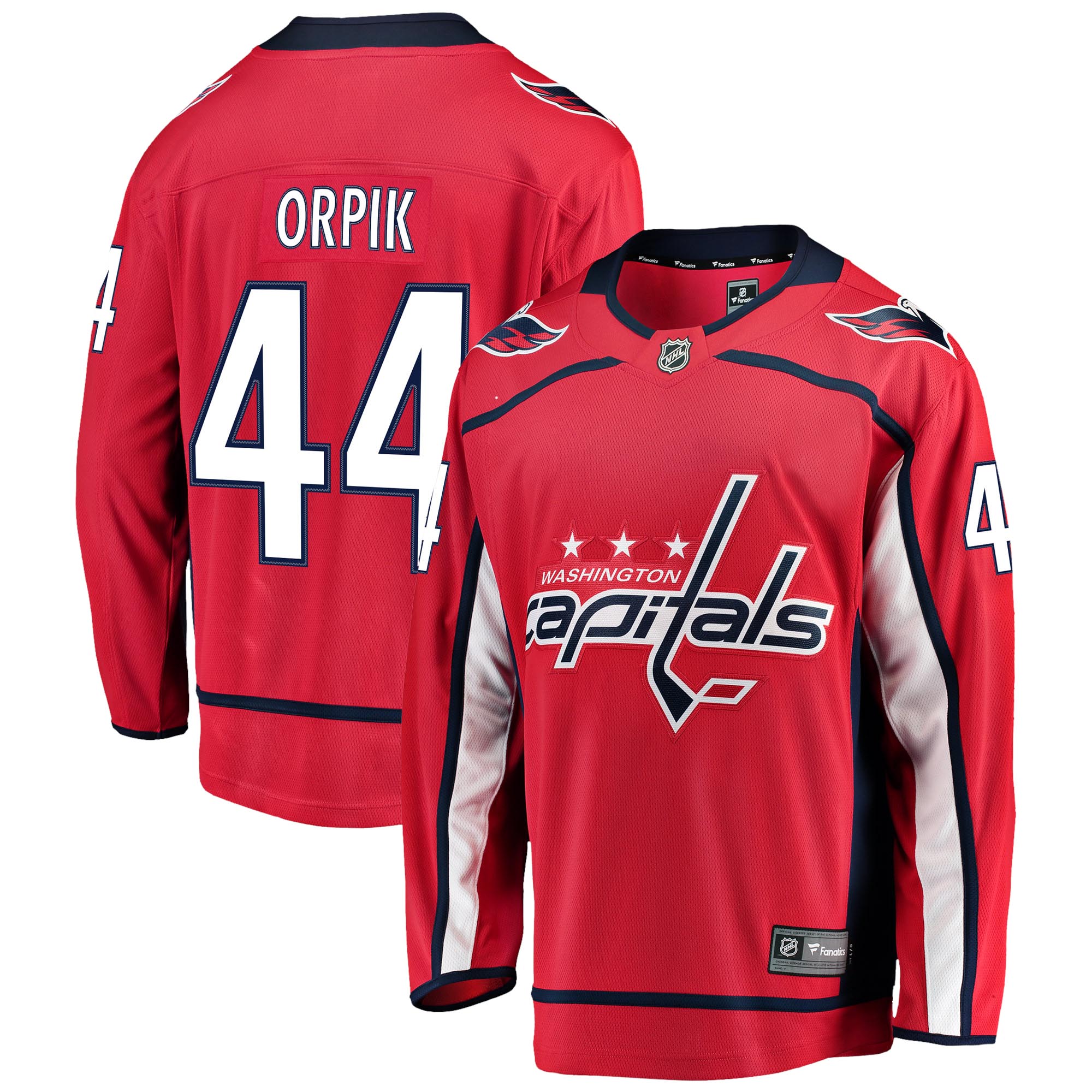 Brooks Orpik Washington Capitals Branded Breakaway Home Player Jersey – Red