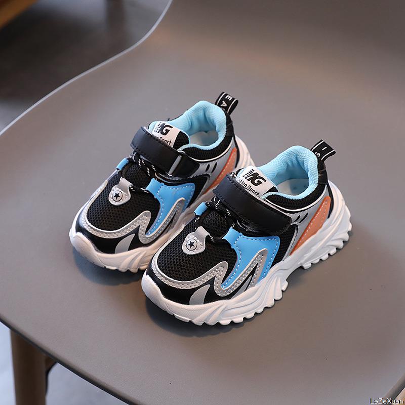 2023 New Baby Toddler Shoes For Boys Girls Breathable Mesh Little Kids Casual Sneakers Non-slip Children Sport Shoes Size 21-30 alx