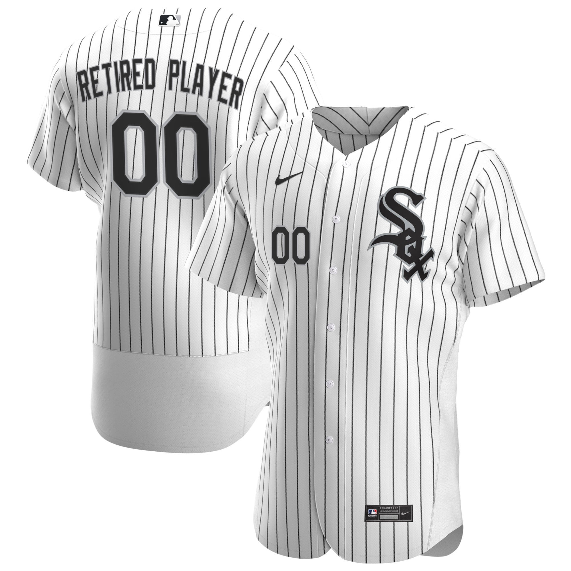 Chicago White Sox Home Pick-a-player Retired Roster Authentic Jersey – White Custom Jerseys MLB Ver 1