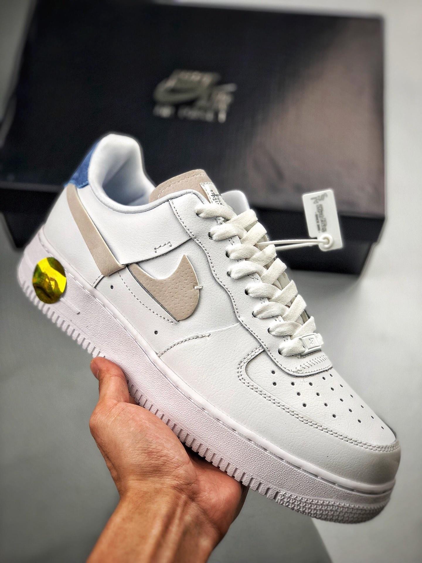 Nike Air Force 1 Low Inside Out White Grey 5340551