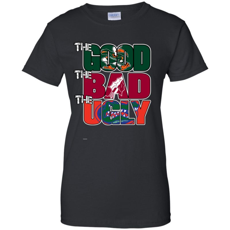 Miami Hurricanes – The Good The Bad The Ugly T-Shirts