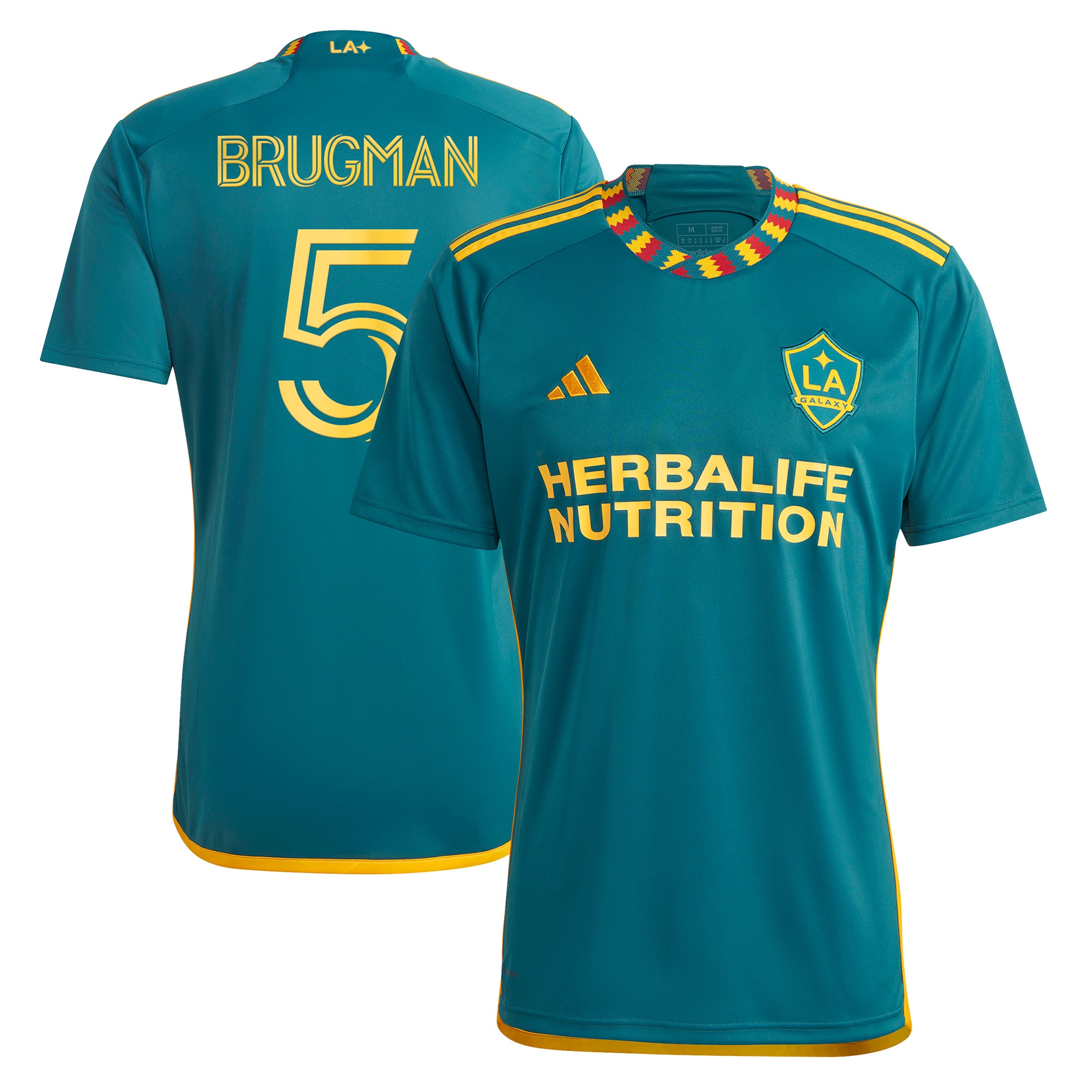 Gastón Brugman LA Galaxy 2023 LA Kit Replica Player Jersey – Green