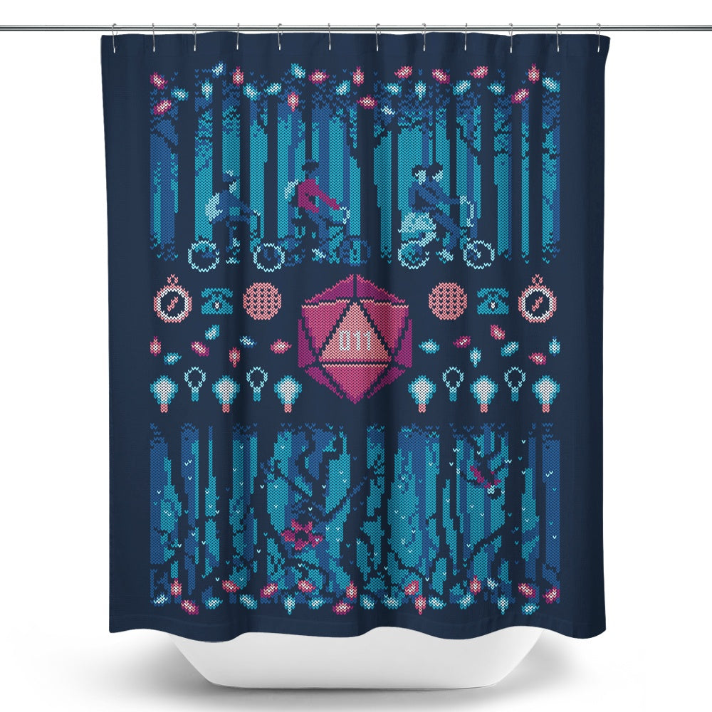 Strange Ugly Sweater – Shower Curtain