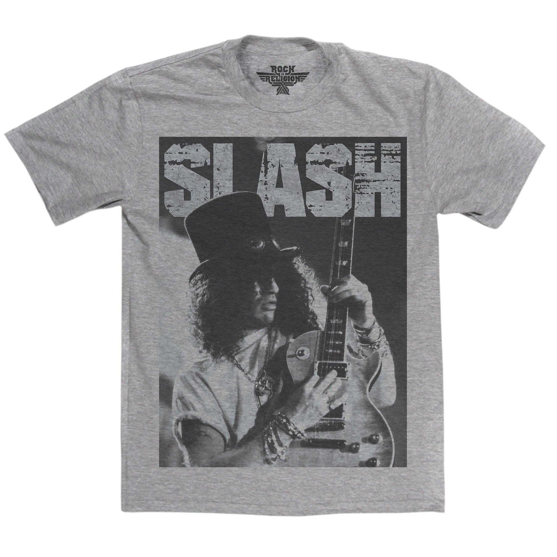 Rock is Religion Slash T Shirt