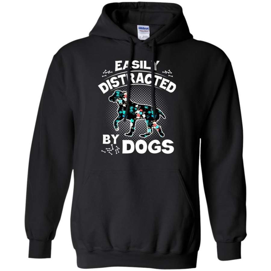 AGR Easily Distracted By Dogs Shirt Hoodie