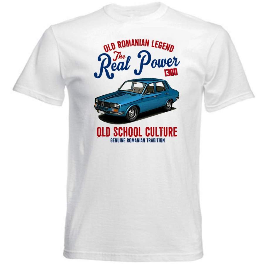 Vintage Romanian Car Dacia 1300 – New Cotton T-Shirt