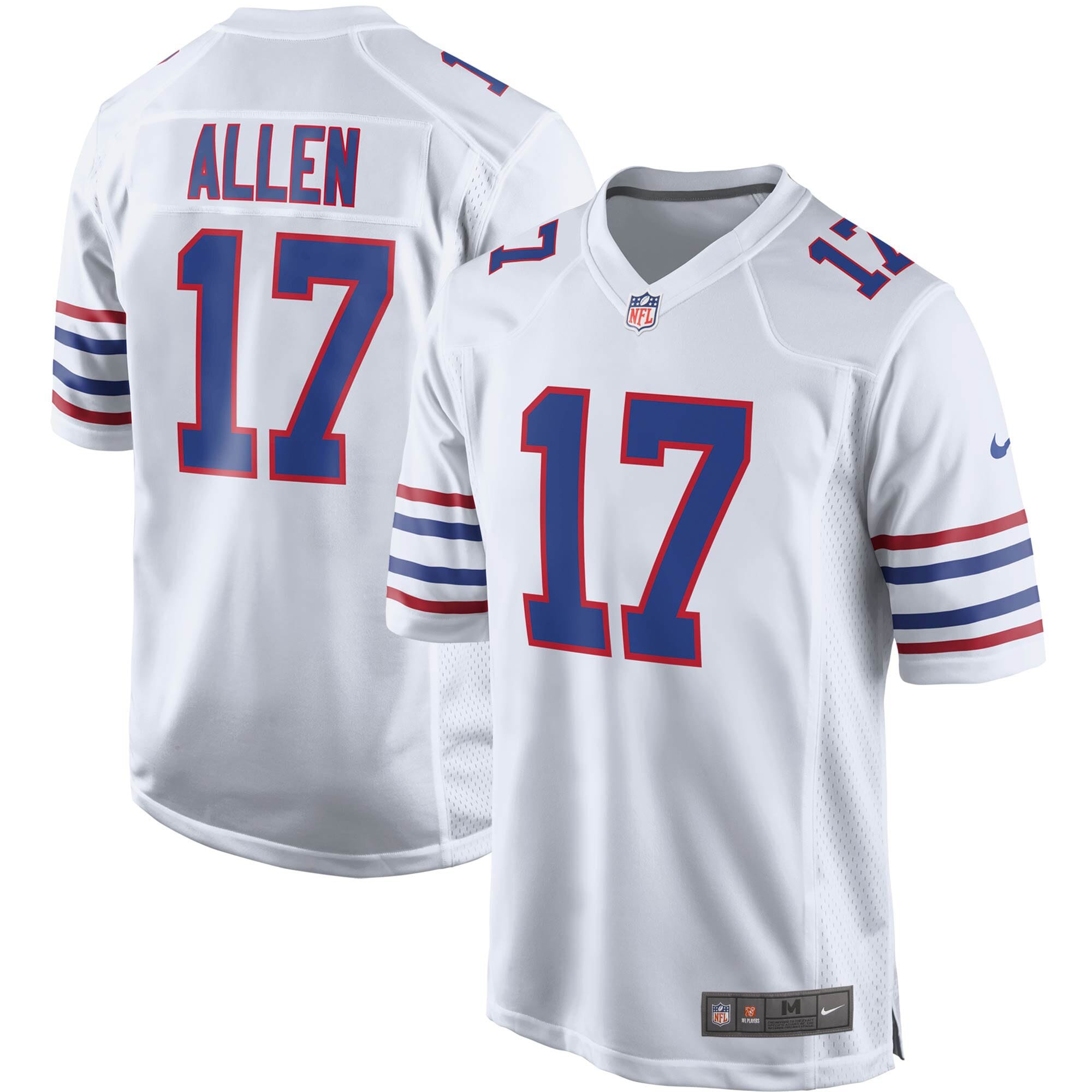 Youth Buffalo Bills Josh Allen White Game Jersey 2